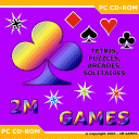 Order 2M GAMES on CD-Roms - Tetris, Puzzle, Card, Dice, Arcade, Word, Letter, Scrabble, Solitaire, Patience Games...